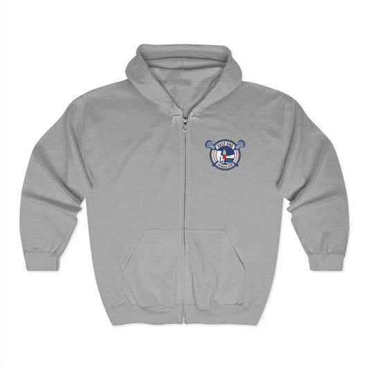 East End Lacrosse Full Zip Hoodie – Unisex Adult